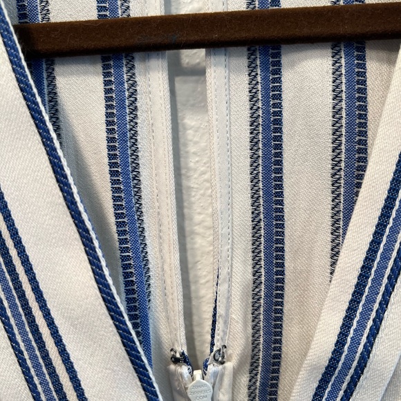 Anthropologie Greylin Blue Striped Josie Romper Shorts Size XS - Picture 11 of 15